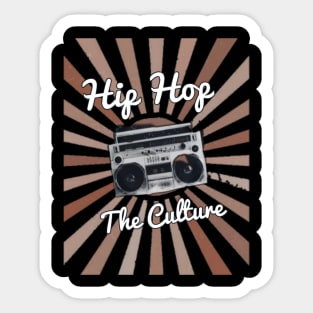 Old School hip hop Sticker